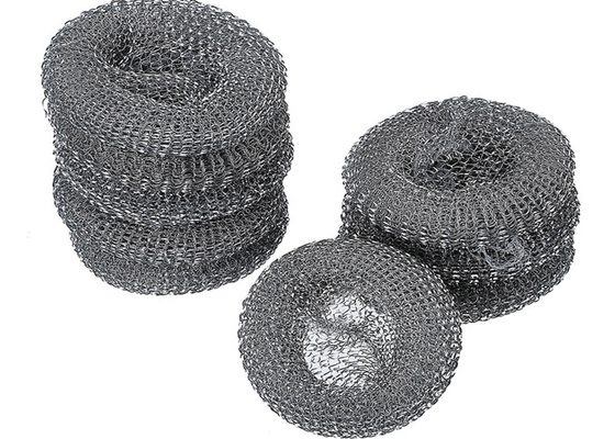 Galvanisierte Runde Edelstahl-Mesh Scourers 10g 15g formen die starke Reinigungskapazität