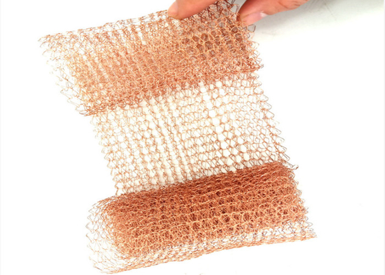 30m kupferne gestrickt greifen 10 15 Draht Dia Corrugated Surface 20cm Breiten-0.20mm ineinander