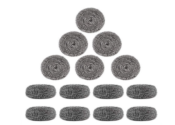 2*6cm Reinigungs-Ball Edelstahl-7.5g/silberner Metallküchen-Wäscher