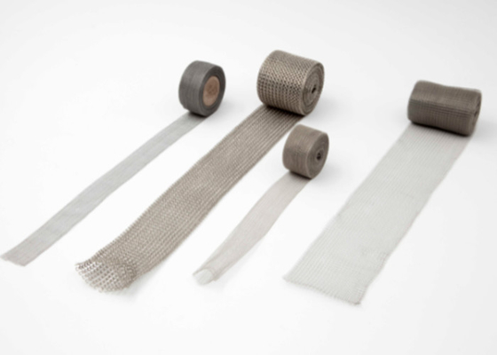 Kupferner gestrickter Draht Mesh Tape Width 10-500mm 37mm 38mm Dia Sample Available