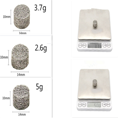 Gestrickter Draht Mesh Filter Thickness des Durchmesser-18.3mm zylinderförmiger Schaum 31mm