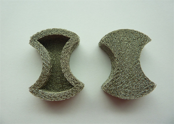 Gestrickter elastischer Kern plattiertes ISO9001 Draht-Mesh Washer Stainless Steel Wires 0.12mm 35mm