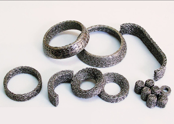 Quadrat-metallischer Berg 50g strickte Draht Mesh Gasket 310s für Kissen-Antierschütterung