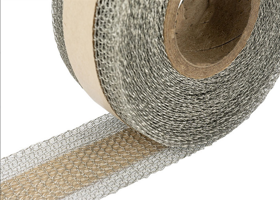 Edelstahl 304 316 gestrickte Breite Draht-Mesh Tapes 25mm