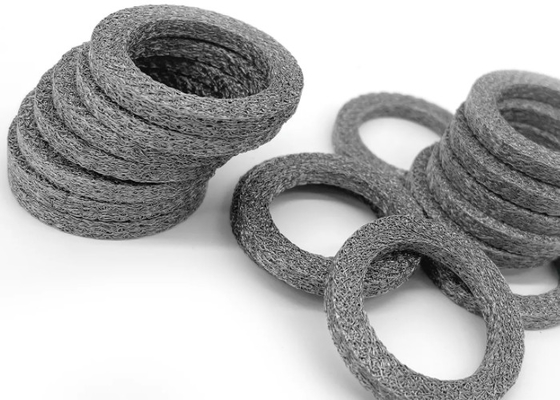 Weiß und Silber gestricktes Drahtnetz Filter Säure und Alkali Widerstand und Probe