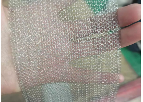 100% kundengebundener 38mm Breite gestrickter Kupferdraht Mesh For Gas Liquid Filter
