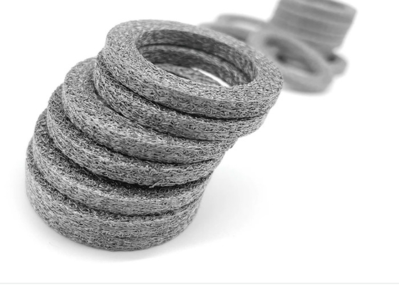 Silbergelb aus Edelstahl Plain Gewirkt Draht Ring Mesh Customzied Durchmesser 5-300mm