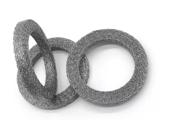 Silbergelb aus Edelstahl Plain Gewirkt Draht Ring Mesh Customzied Durchmesser 5-300mm