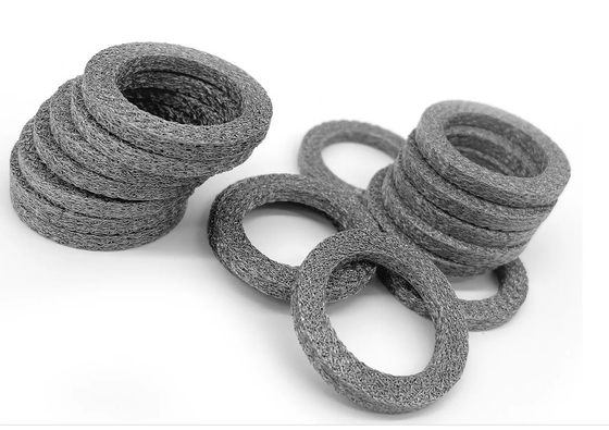Silbergelb aus Edelstahl Plain Gewirkt Draht Ring Mesh Customzied Durchmesser 5-300mm