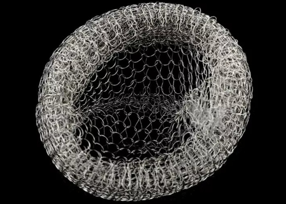 3*3mm Größen-Gewebe strickte kupfernen flüssigen Filter Mesh For Stainless Steel Gass