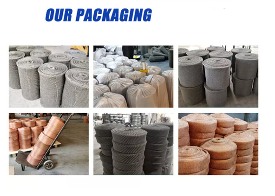 Gestrickter Draht Mesh For Oil Water Separation Aisi 304