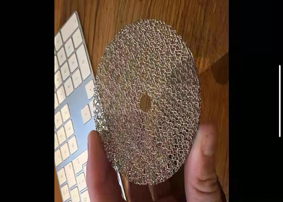 Filter für Gewerbezwecke aus gestricktem Draht mit 2*2 mm rundem Loch und Probe