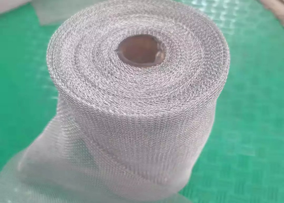 100mm Breite Kupfer gestrickter Mesh For Distillation Column Packing