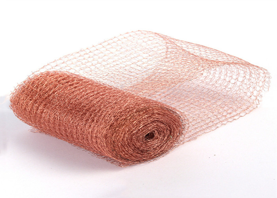 10 15 20cm Breite gestrickte kupferne Masche 0.23mm Dia Corrugated Surface