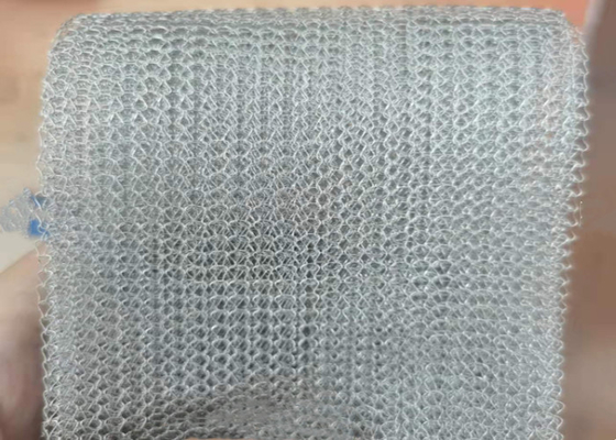 Aller Metalledelstahl strickte Draht Mesh In Rolls Width 250mm für Filter