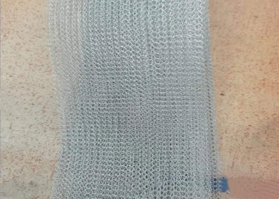 100mm Breite Kupfer gestrickter Mesh For Distillation Column Packing