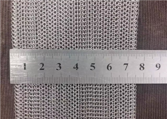 Breiten-0.23mm gestrickter Kupferdraht Mesh Yellow For Clean des Edelstahl-35mm