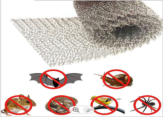 Filter aus weißem Netz aus gestricktem Draht für eine dauerhafte Filtration in Industrieanlagen