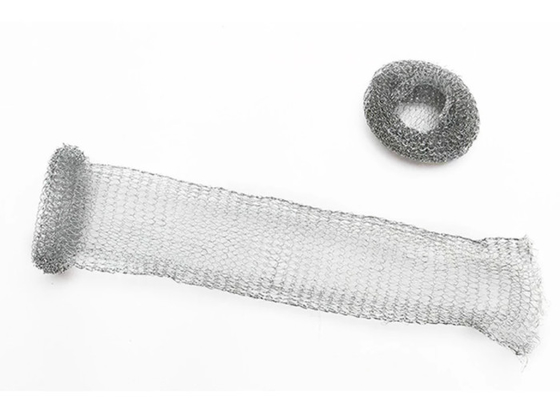 Der silberne gestrickte Edelstahl greifen 5ft 10ft enorme Struktur-Wäscherei-Masche ineinander