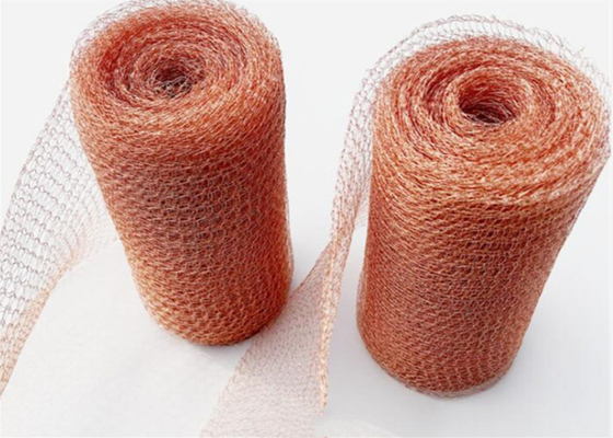 Kundengebundene reine rote kupferne gestrickte Stopper-Blocker-gewölbte Form der Maschen-1.3m