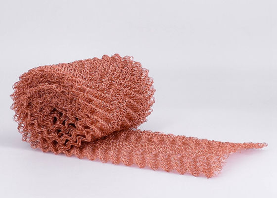 Roter Kupferdraht-Maschendraht ODM 38mm, hochfeste komprimierte gestrickte Masche